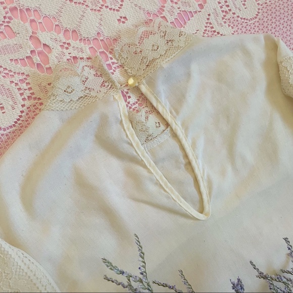 Lacy Vintage Blouse Gunne Sax vibes - Picture 5 of 6